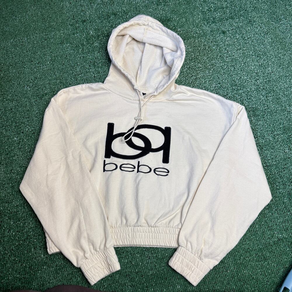 Vintage Y2K Bebe Cropped Hoodie